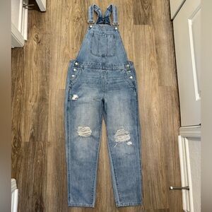 Gap Slouchy Denim Overalls